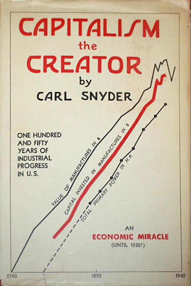 Capitalism the Creator by Carl Snyder